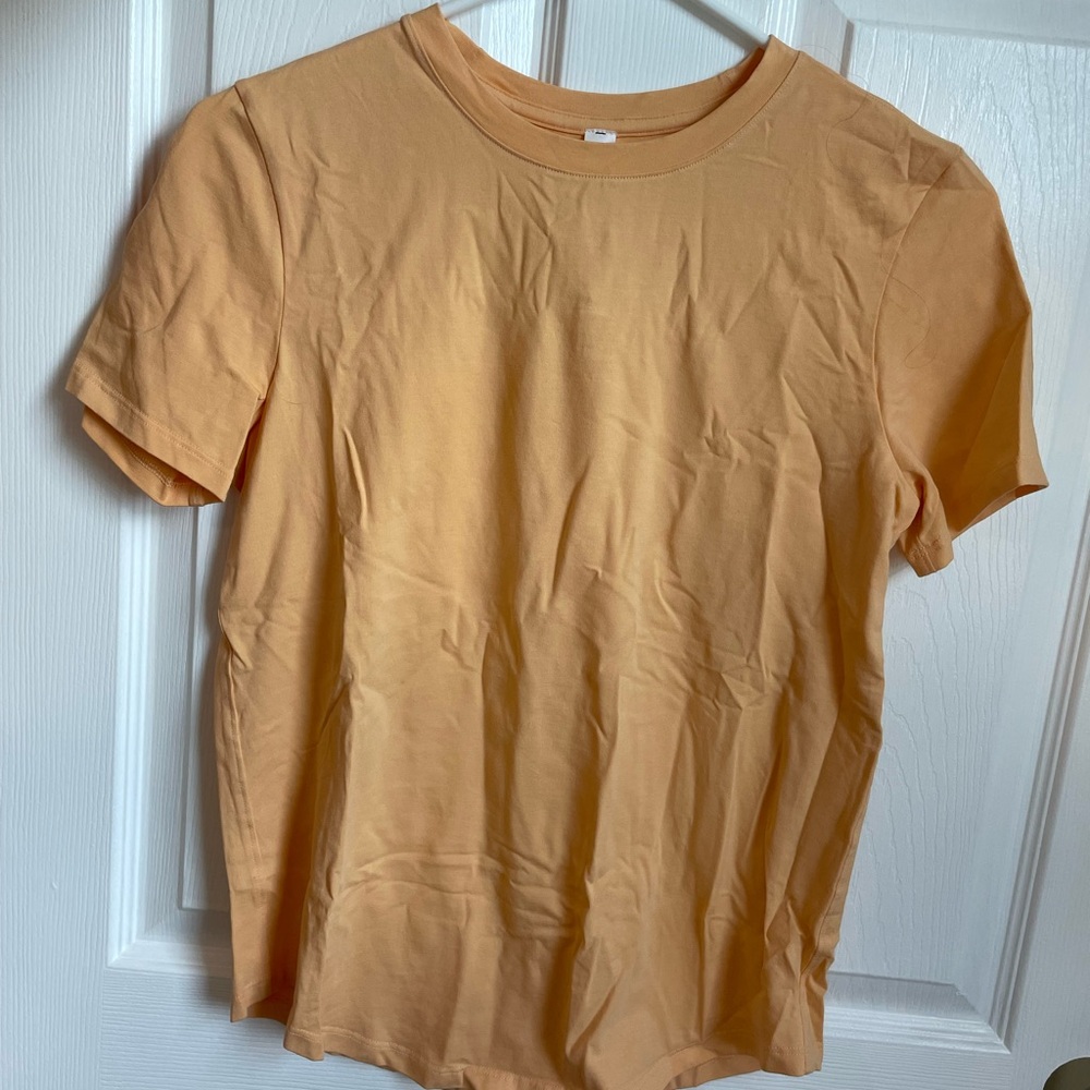 LULULEMON soft pastel Orange T-Shirt